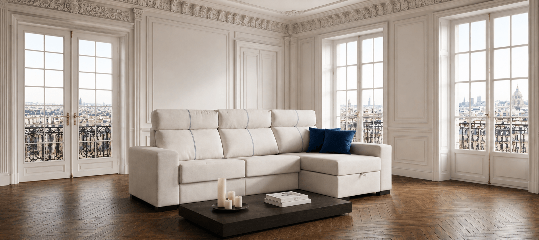 Chaise longue Goleta sistema italiano