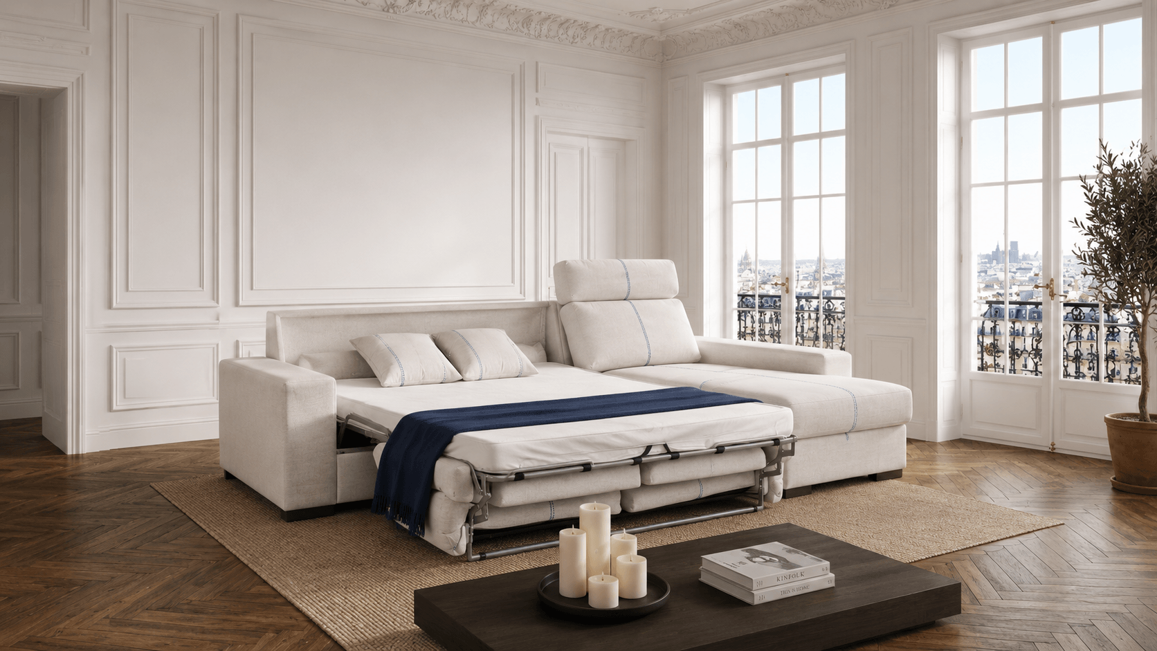 ChaiseLongue goleta abierto sistema italiano