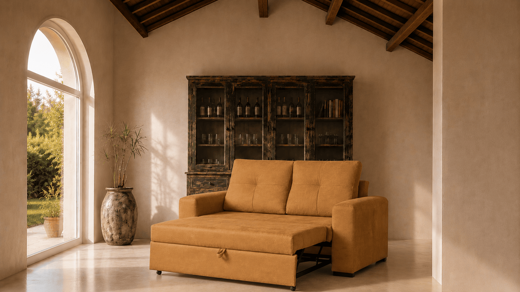 Sofa cama nido extraible Fragata abierto