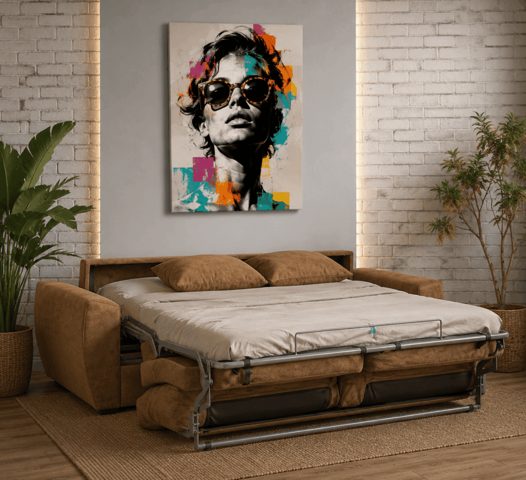 Sofá cama Velero desplegado