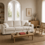 Sofá Cama Góndola en beige cerrado