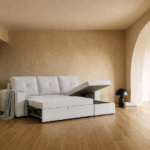 Chaise longue Canarias con gran capacidad de almacenaje
