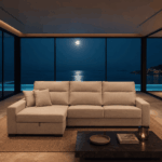 Chaise longue Junco con sistema de apertura italiano
