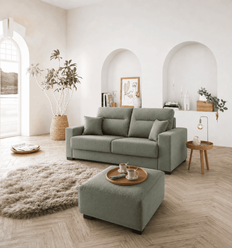 Sofá cama Junco de sistema de apertura italiano